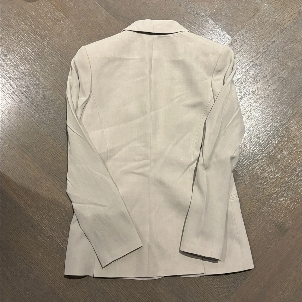 Theory Beige Blazer with Button Detail - Picture 3 of 3